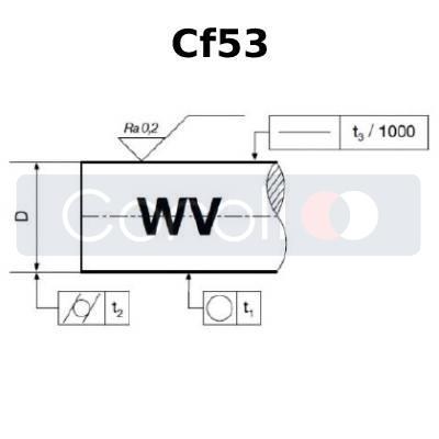 TYČ WV8H7L-670MM CHROM
