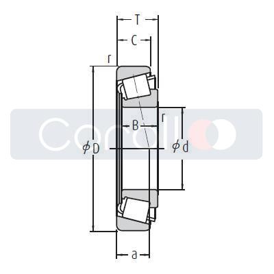 HR 30208 J NSK