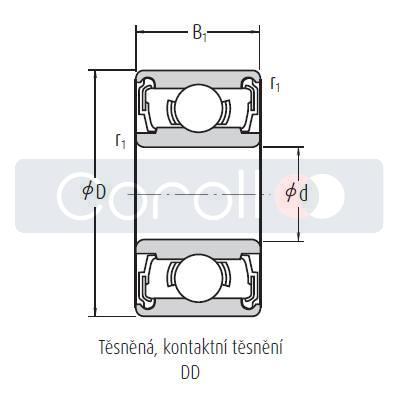 697 DD (619/7-2RS) NSK