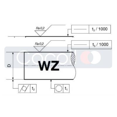 tyč WZ25,4h6L-2000mm