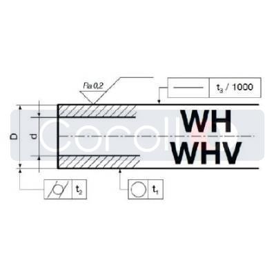 tyč WH20h6x14L-6000mm DUTÁ